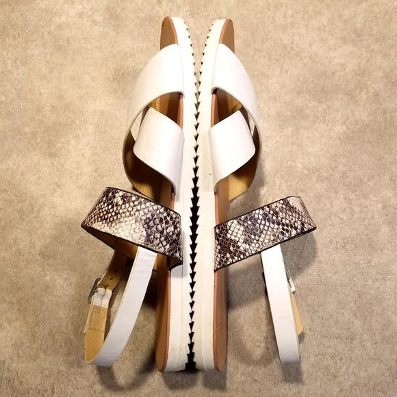 Restricted Womens   Size 9 White  Open Toe Slingback Sandals - Picture 8 of 10